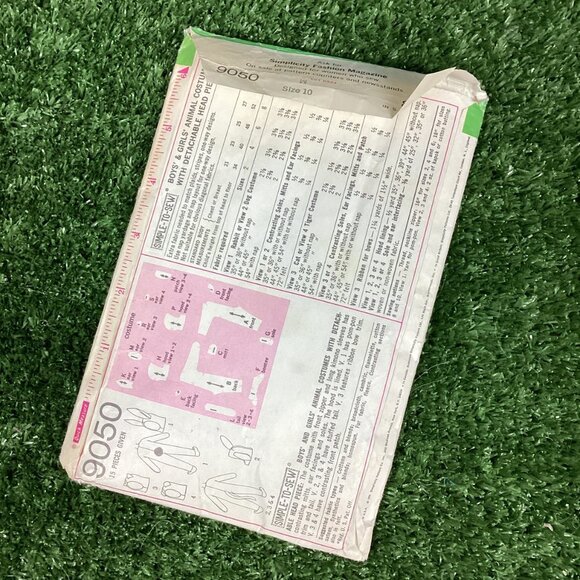 Simplicity 9050 Vintage Sewing Pattern Rabbit Pattern A Christmas Story - Picture 2 of 4